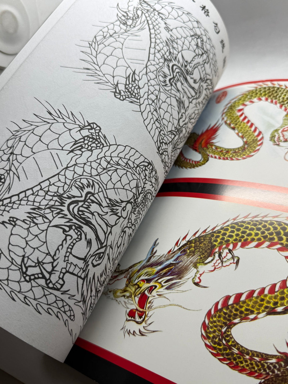 Tattoo Master Family 3 Chinese Dragon Tattoo Flash Book, Master Works - Thrift GoblinBook