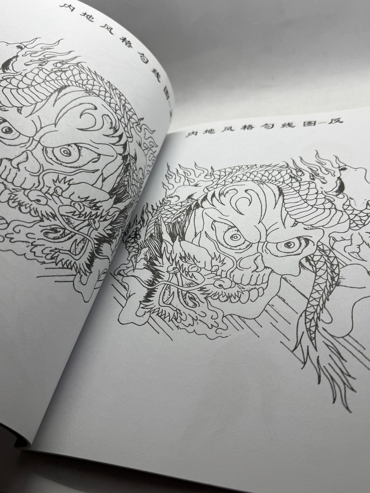Tattoo Master Family 3 Chinese Dragon Tattoo Flash Book, Master Works - Thrift GoblinBook