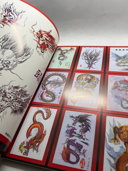 Tattoo Master Family 3 Chinese Dragon Tattoo Flash Book, Master Works - Thrift GoblinBook