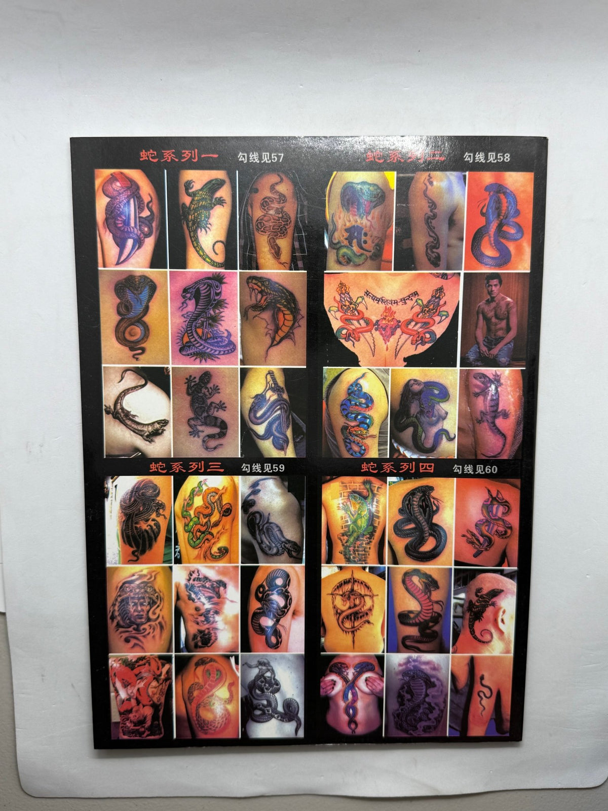Tattoo Master Family 6 Chinese Tattoo Flash Book, Mermaids Koi Snakes - Thrift GoblinBook