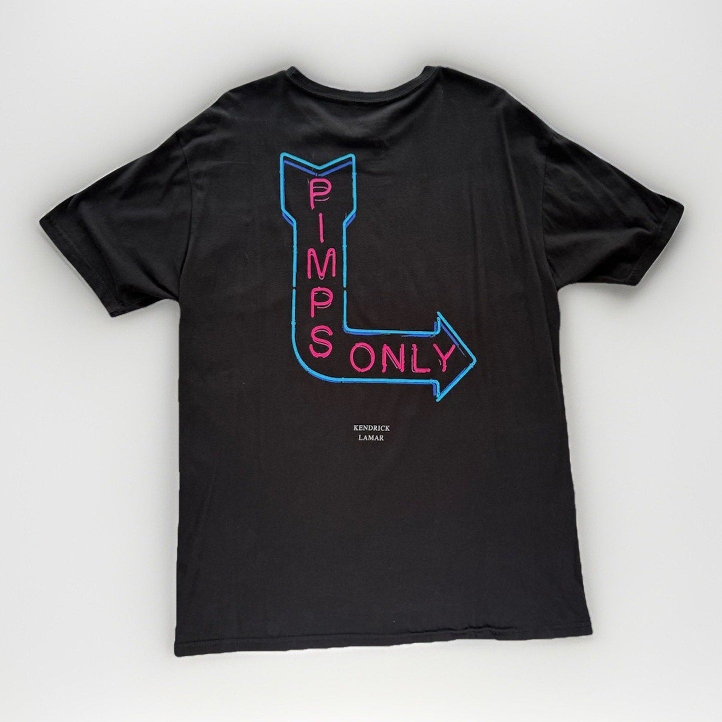 TDE Top Dawg Entertainment Kendrick Lamar 2016 “Pimps Only” T-Shirt Size Large - thriftgoblin