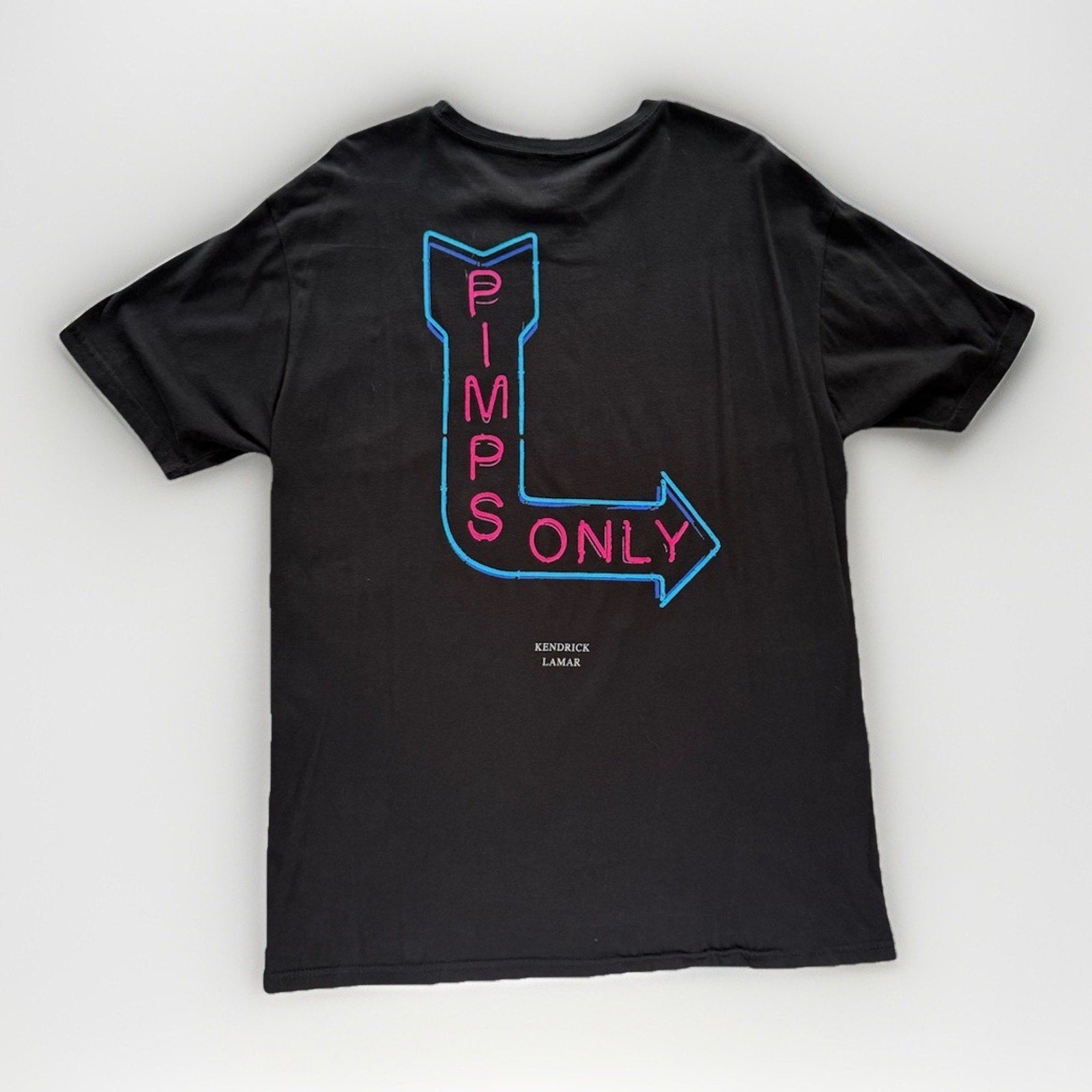 TDE Top Dawg Entertainment Kendrick Lamar 2016 “Pimps Only” T-Shirt Size Large - thriftgoblin