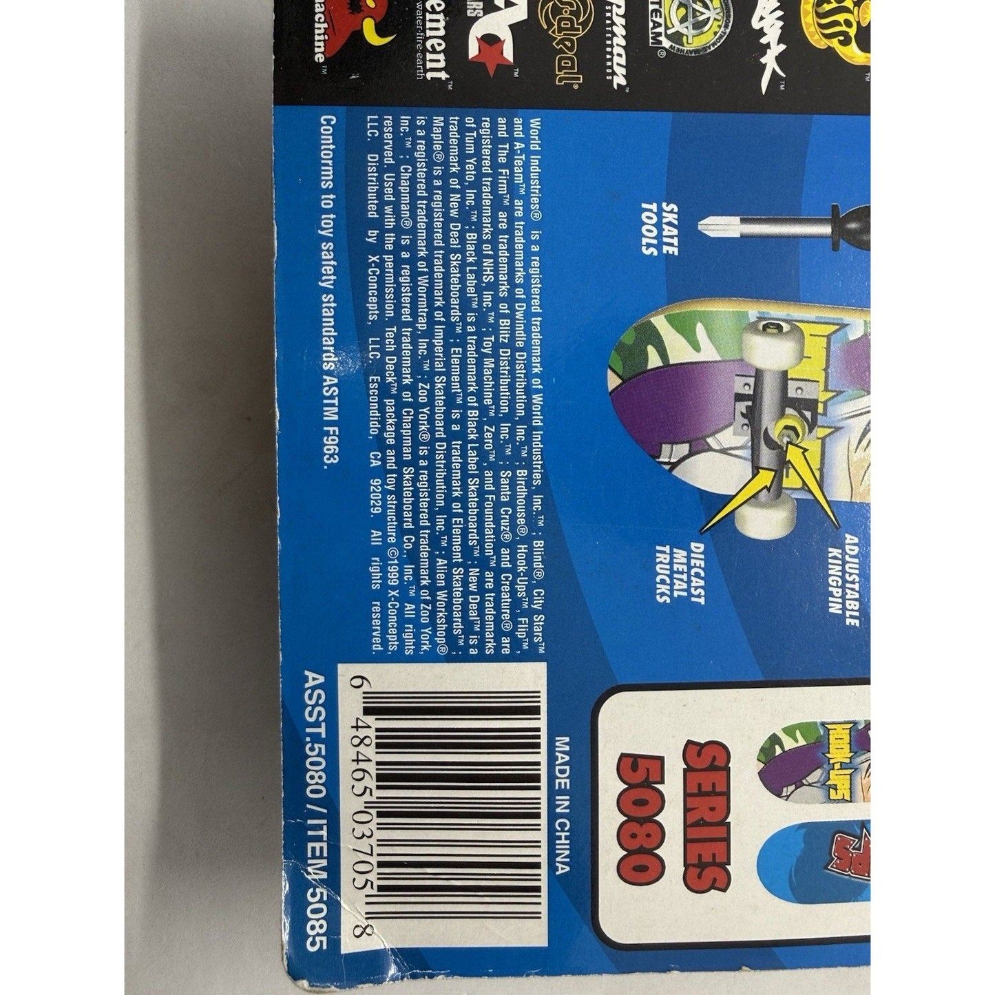 Tech Deck Hook - Ups Generation 5 Fingerboard Series 5080 Anime Girl 1999 Skate - thriftgoblin