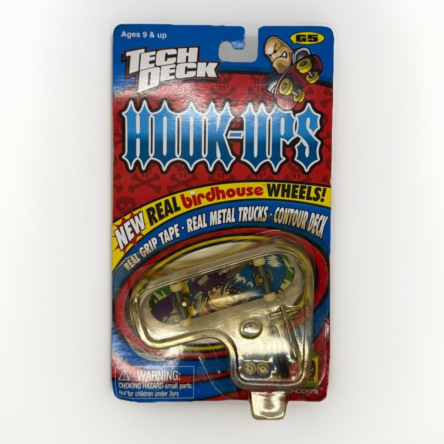 Tech Deck Hook - Ups Generation 5 Fingerboard Series 5080 Anime Girl 1999 Skate - thriftgoblin