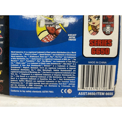 Tech Deck Hook - Ups Generation 6 Fingerboard Series 6650 Anime Girl Spitfire 2000 - thriftgoblin