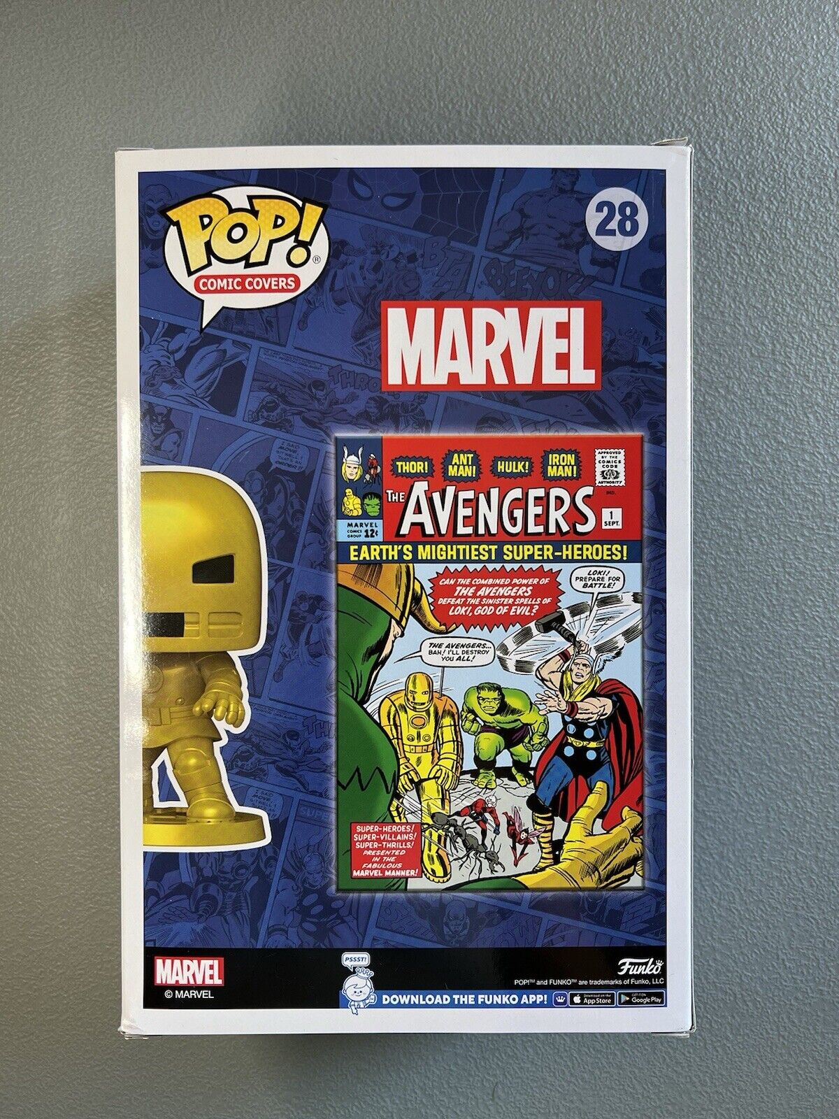 The Avengers - Iron Man Issue 1 28 Comic Cover Funko Pop Vinyl NEW Big Style - thriftgoblin