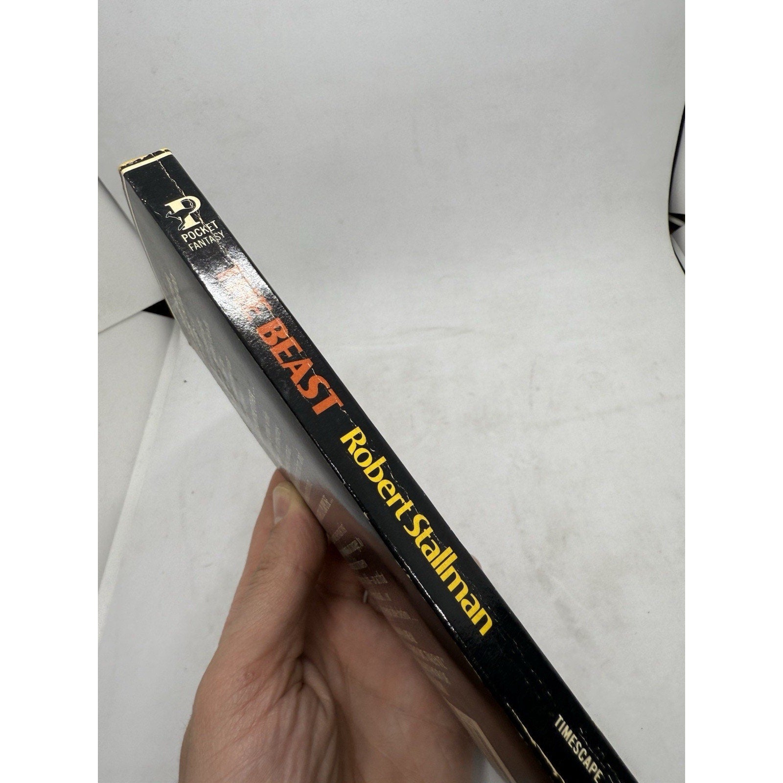 The Beast - Robert Stallman - 1982 Pocket Book Paperback Timescape TRILOGY USA - thriftgoblin