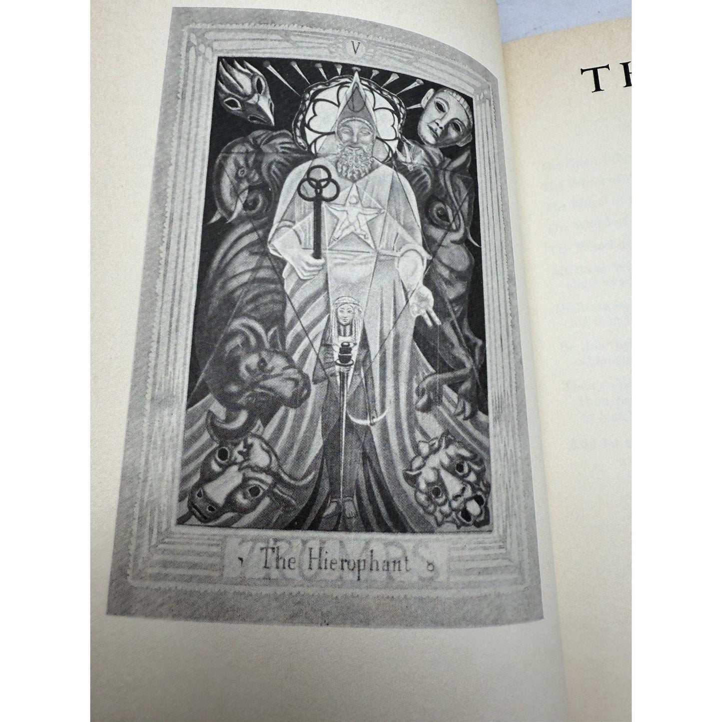 The Book of Thoth by Aleister Crowley Egyptian Tarot 1986 U.S. Games Systems Ed - thriftgoblin