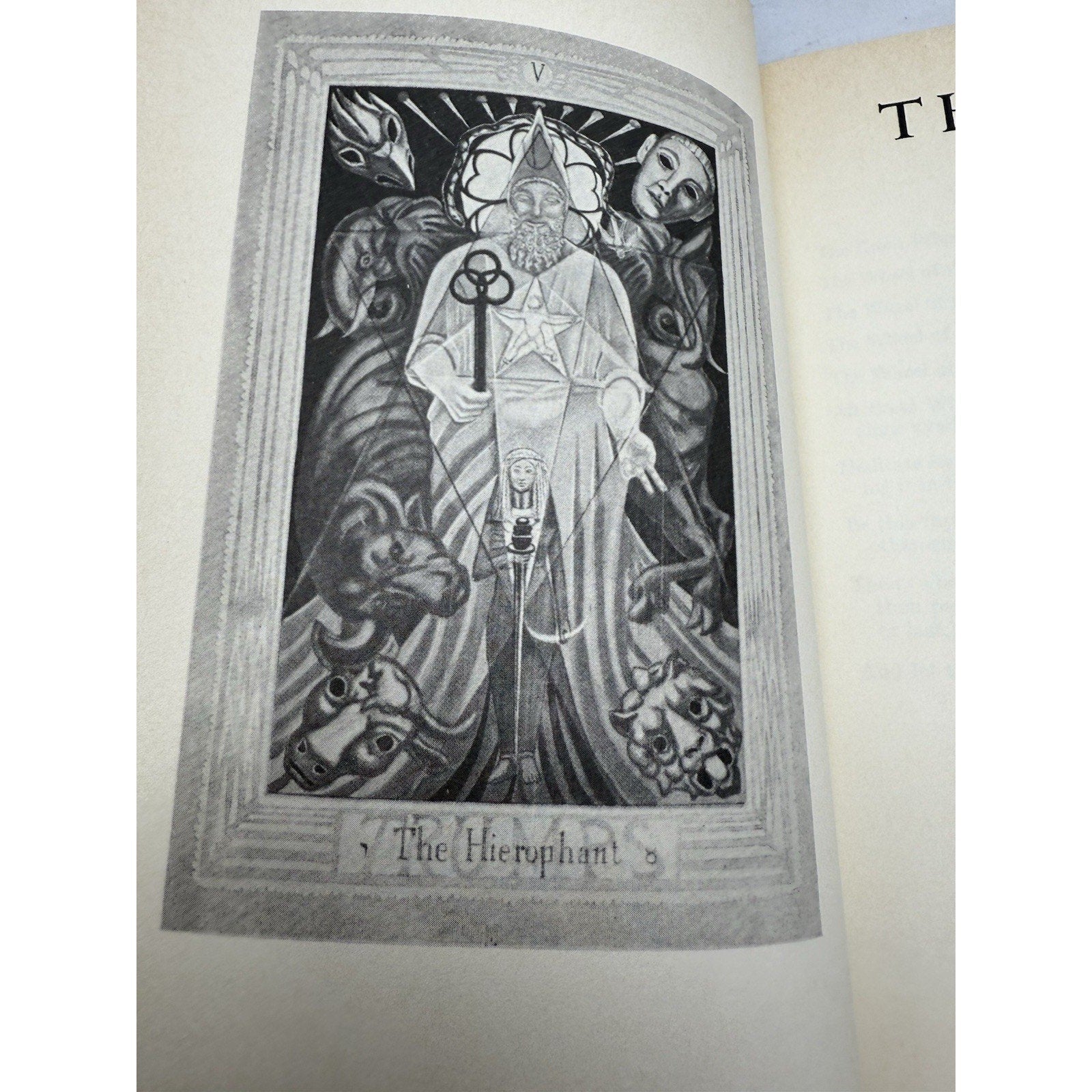 The Book of Thoth by Aleister Crowley Egyptian Tarot 1986 U.S. Games Systems Ed - thriftgoblin