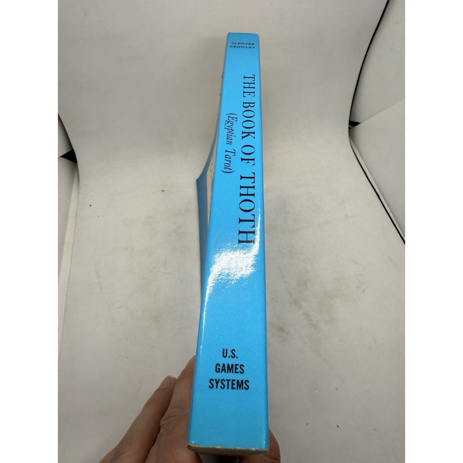 The Book of Thoth by Aleister Crowley Egyptian Tarot 1986 U.S. Games Systems Ed - thriftgoblin