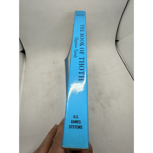 The Book of Thoth by Aleister Crowley Egyptian Tarot 1986 U.S. Games Systems Ed - thriftgoblin
