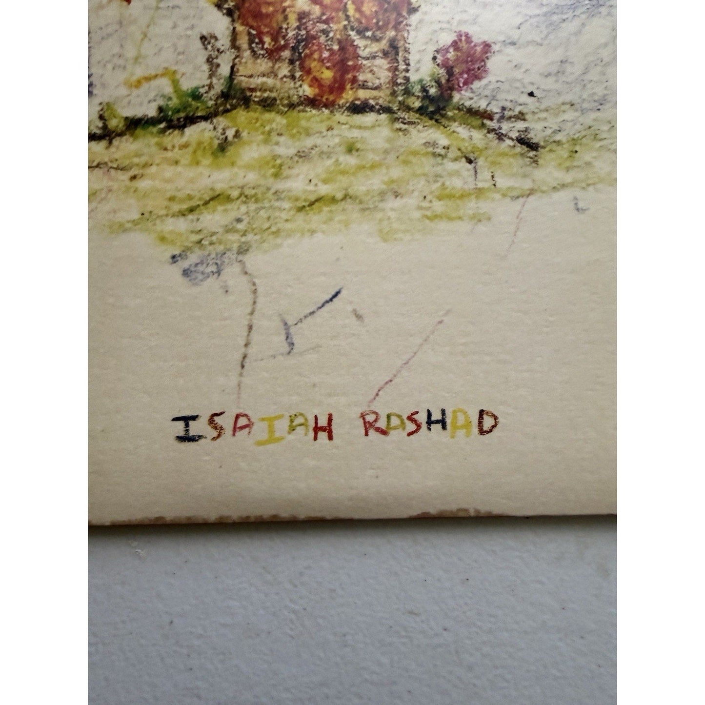 The House Is Burning by Isaiah Rashad Vinyl Signed Autograph Never Played NM - thriftgoblin