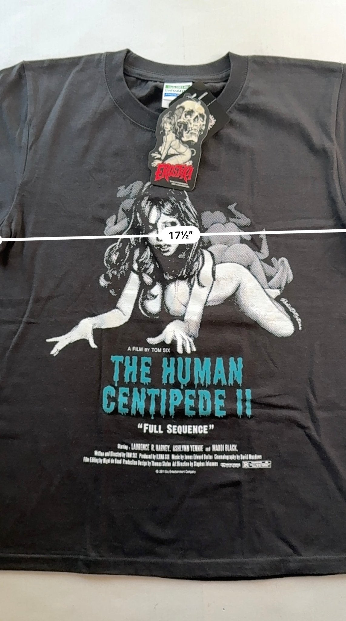 The Human Centipede II Full Sequence Erostika Rockin Jelly Bean T-Shirt Black XS NWT - Thrift GoblinT-Shirt