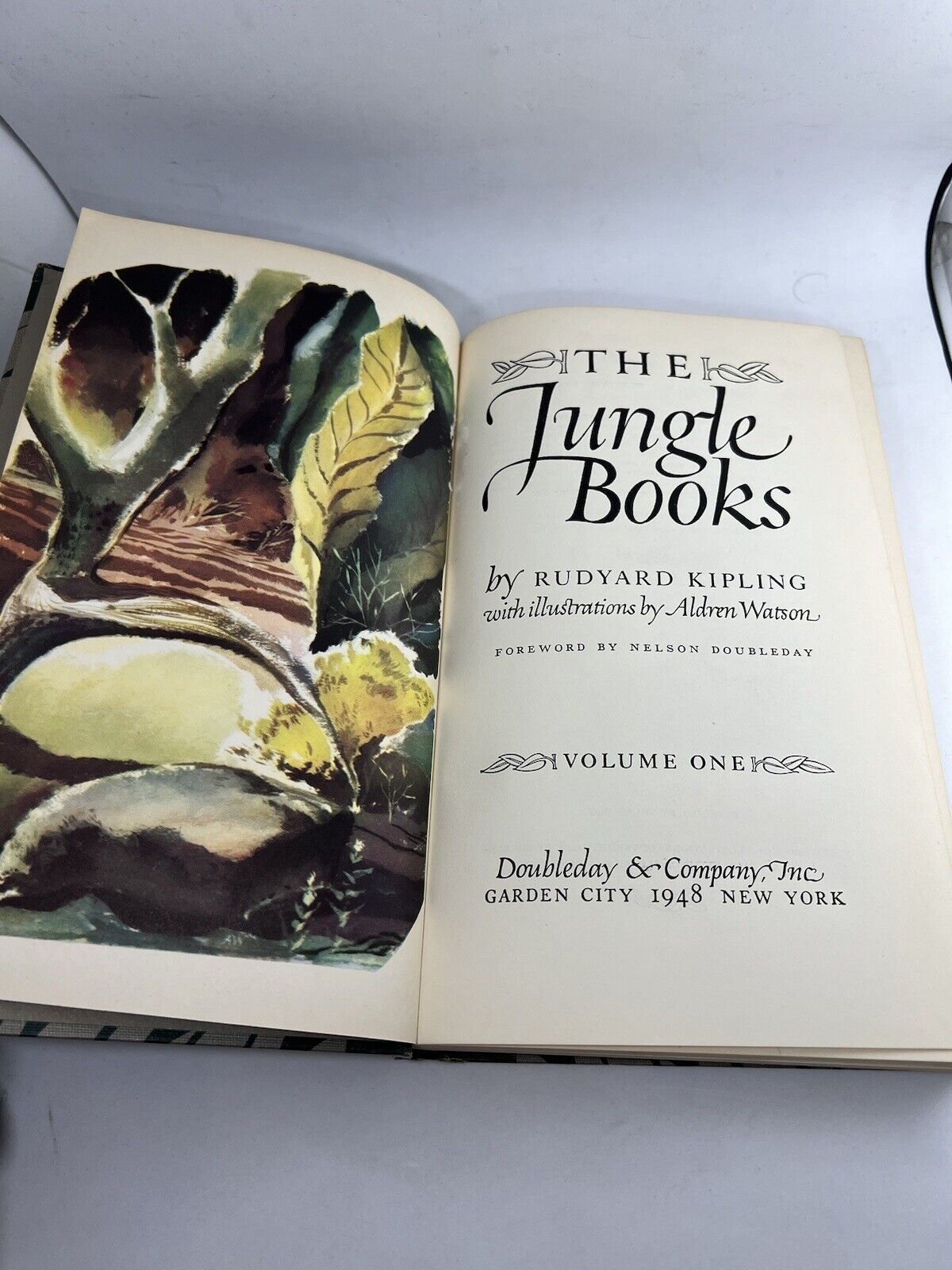THE JUNGLE BOOK vol 1 by Rudyard Kipling * 1948 Doubleday - Hardback - thriftgoblin