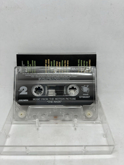 The Mask Motion Picture Soundtrack Chaos/Columbia 1994 Cassette Jim Carry - thriftgoblin