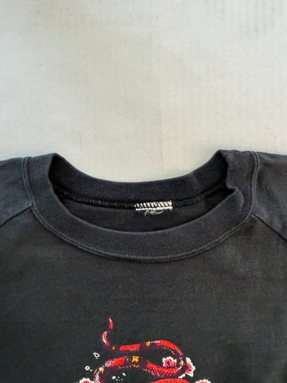 The Naughty CheerHeadz Erosty Pop Long Sleeve T-Shirt Black Snake Graphic - Thrift GoblinT-Shirt