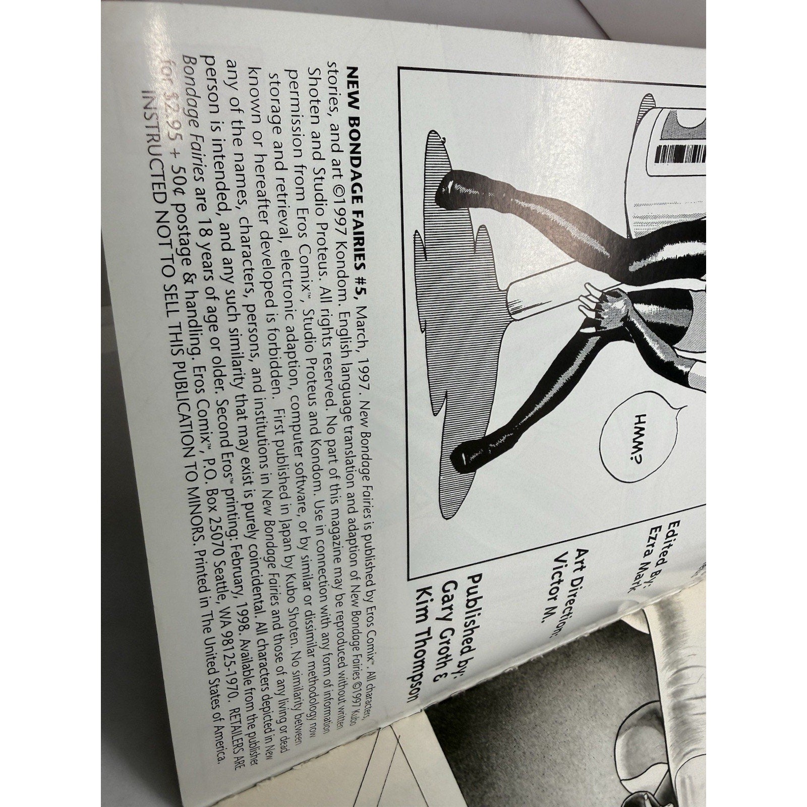 THE NEW BOND FAIRIES •8 JAPANESE ERO MANGA COMIC 1997 - VERY RARE - thriftgoblin