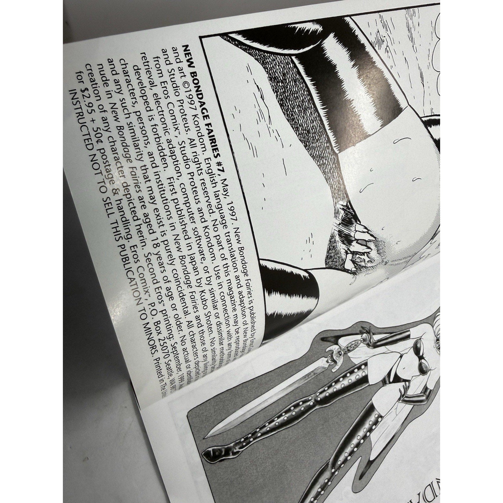 The New Fairies 7 (1997) Vintage Comic Book Studio Proteus USA Print - thriftgoblin