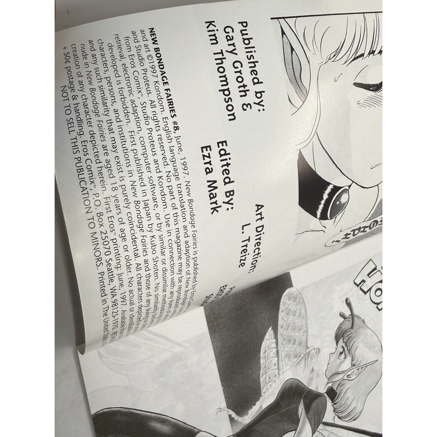 The New Fairies 8 1997 Eros Comix Studio Proteus Manga Comic Issue - thriftgoblin
