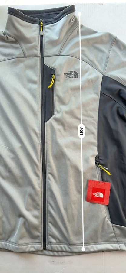 The North Face 100 Weight Cinder Full Zip Fleece Jacket Mens L Light Grey NWT - Thrift GoblinJacket