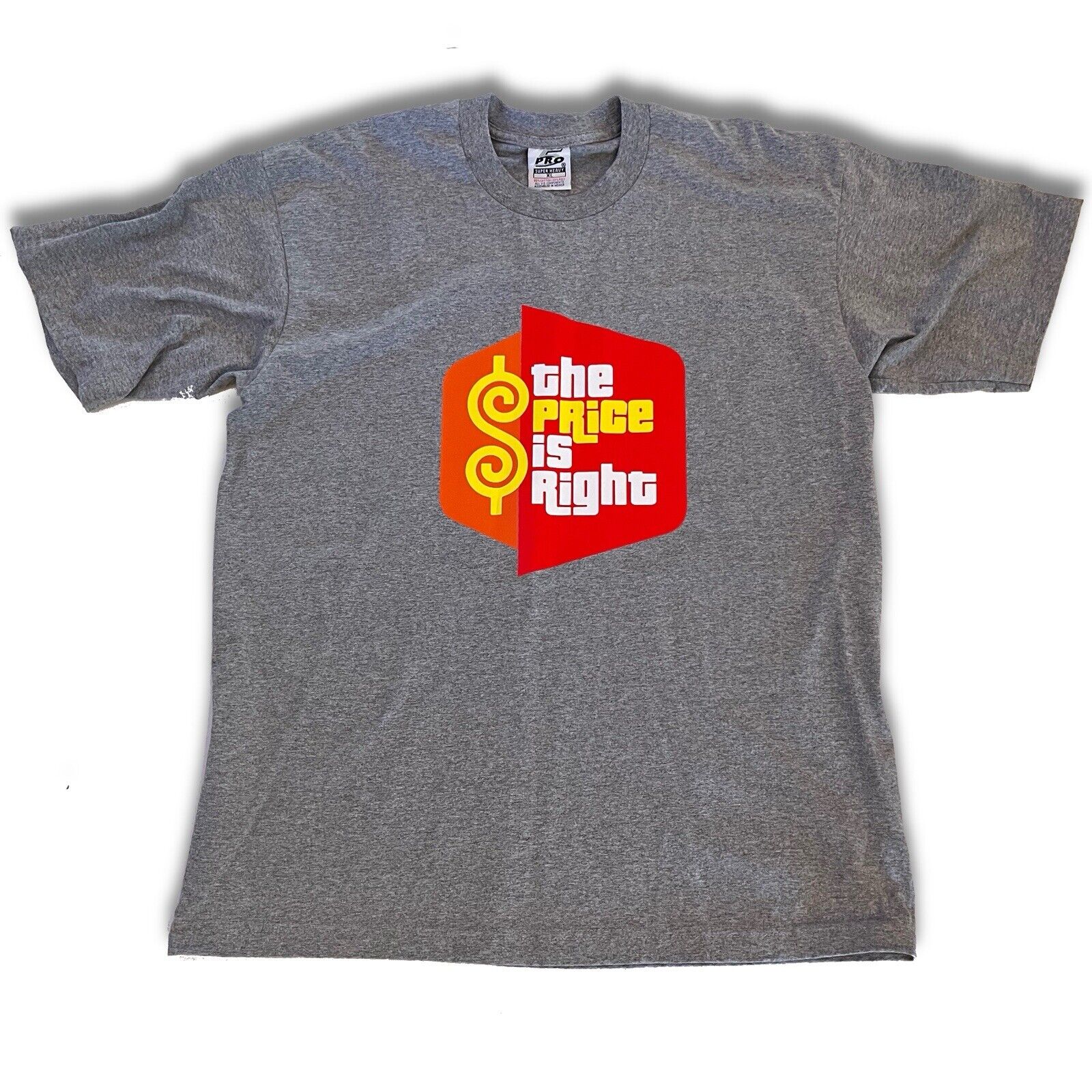 The Price is Right Tshirt Gray 5 Pro SuperHeavy Tag Mens XL Big - thriftgoblin