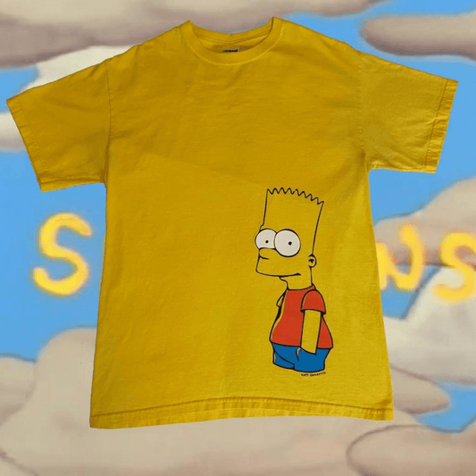 The Simpsons Bart Crewneck Bart mens medium cotton - thriftgoblin