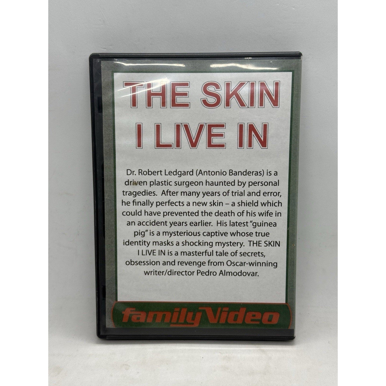 The Skin I Live In DVD Antonio Banderas Pedro Almodovar Thriller Drama Movie - thriftgoblin