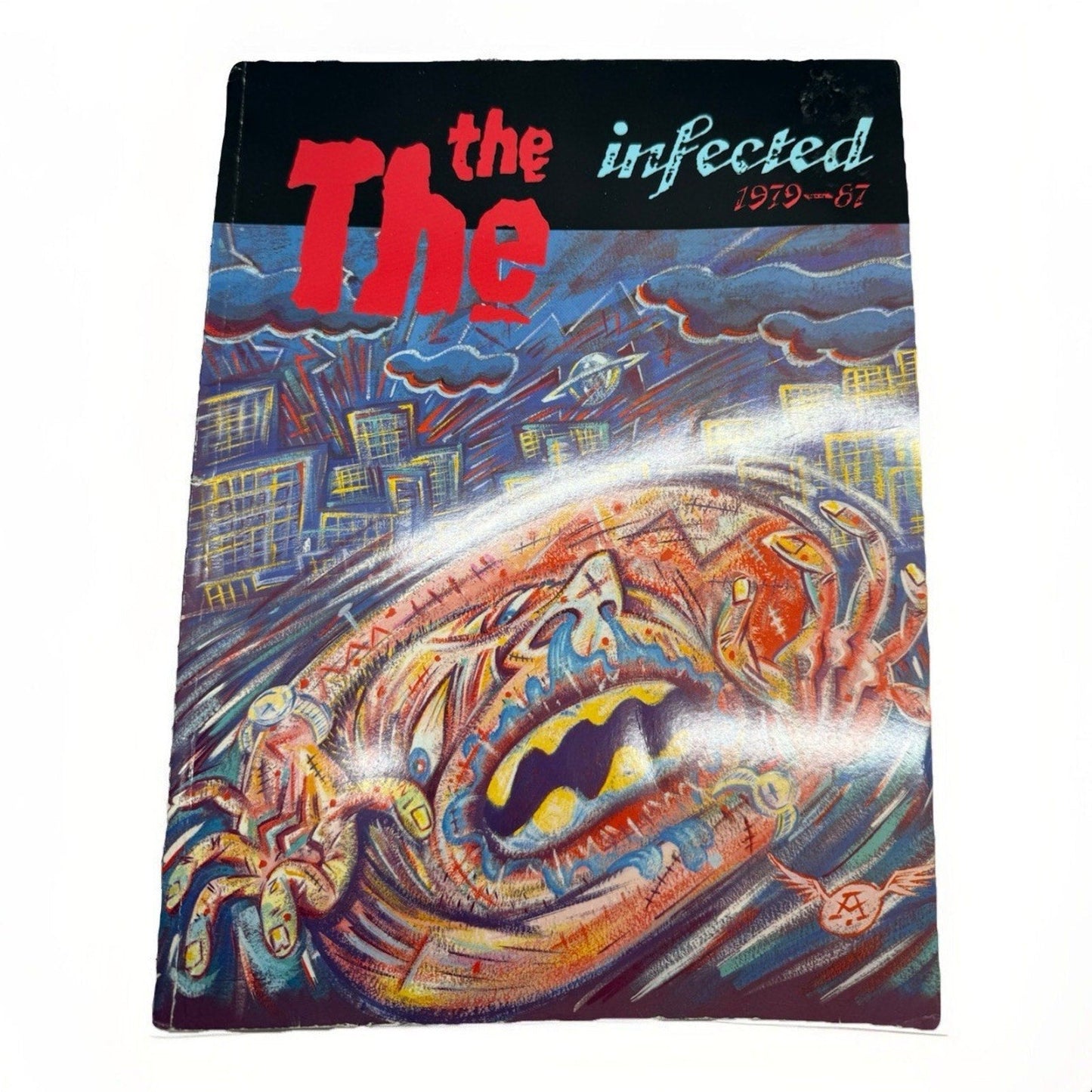 The The Infected 1979–87 Songbook Warner Bros 1987 Art Book Vintage Rare Sheets - thriftgoblinBook