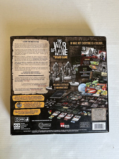 This War of Mine: The Board Game 18+ War Tabletop Dice And Card Strategy Mission - thriftgoblin
