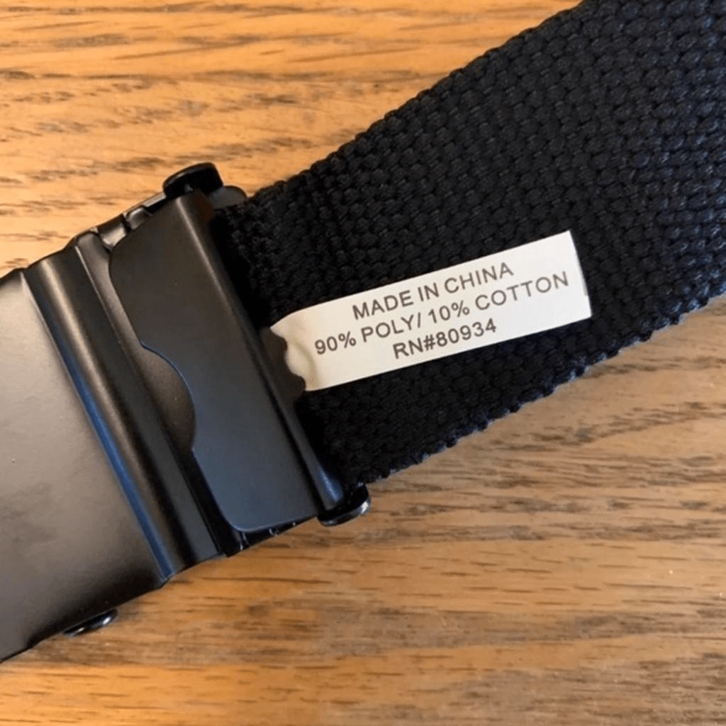 Thunder Trucks Skateboard Black Weave belt - thriftgoblin