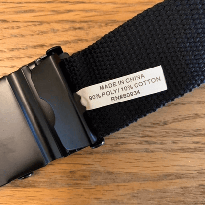 Thunder Trucks Skateboard Black Weave belt - thriftgoblin