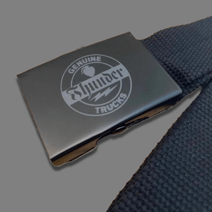 Thunder Trucks Skateboard Black Weave belt - thriftgoblin