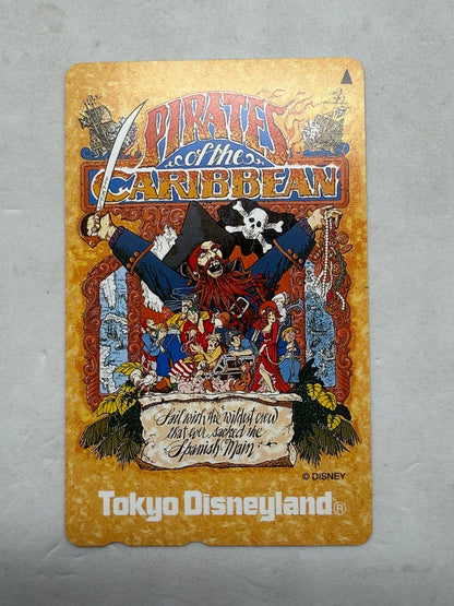 Tokyo Disneyland Souvenir Telephone Card Japan Unused - thriftgoblinTrading Card