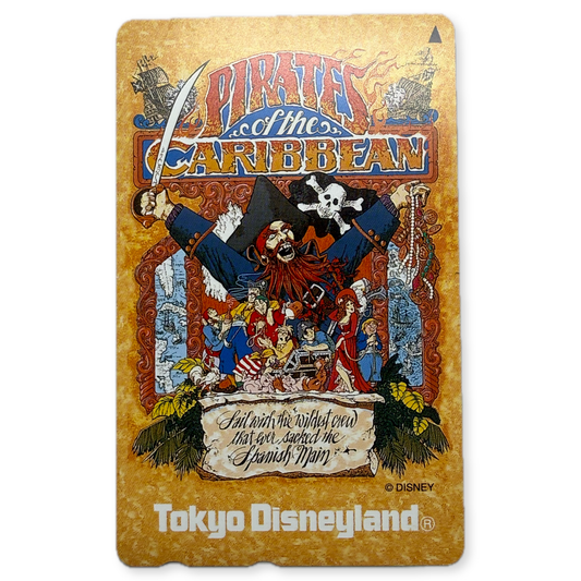 Tokyo Disneyland Souvenir Telephone Card Japan Unused - thriftgoblinTrading Card