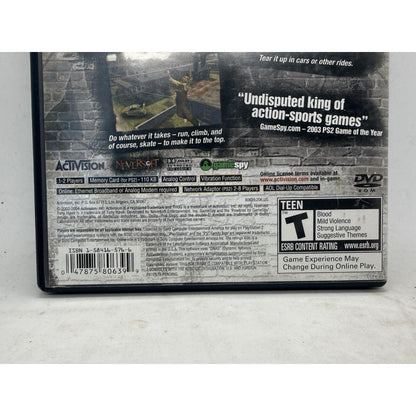 Tony Hawk’s Underground Greatest Hits PlayStation 2 PS2 Tested Complete Disc Set - thriftgoblin