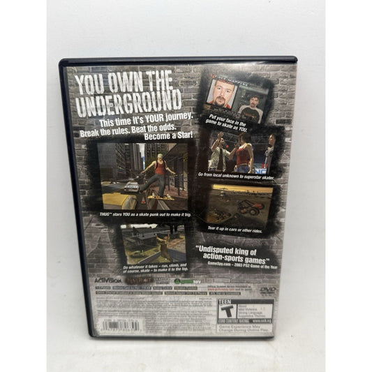 Tony Hawk’s Underground Greatest Hits PlayStation 2 PS2 Tested Complete Disc Set - thriftgoblin