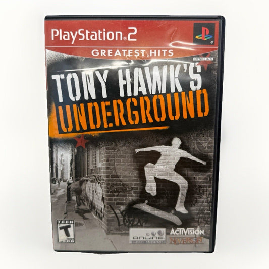 Tony Hawk’s Underground Greatest Hits PlayStation 2 PS2 Tested Complete Disc Set - thriftgoblin