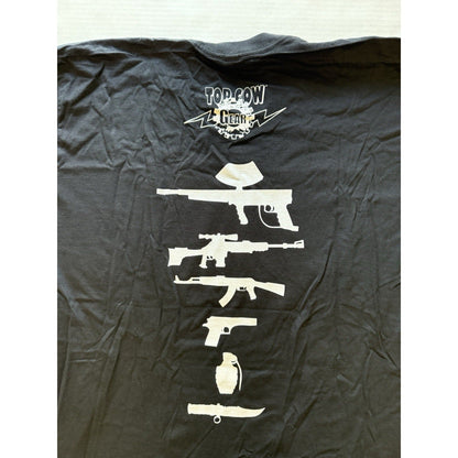 Top Cow Gear WANTED T-Shirt XL Black American Apparel Rare Promo Comic Tee Guns - thriftgoblin