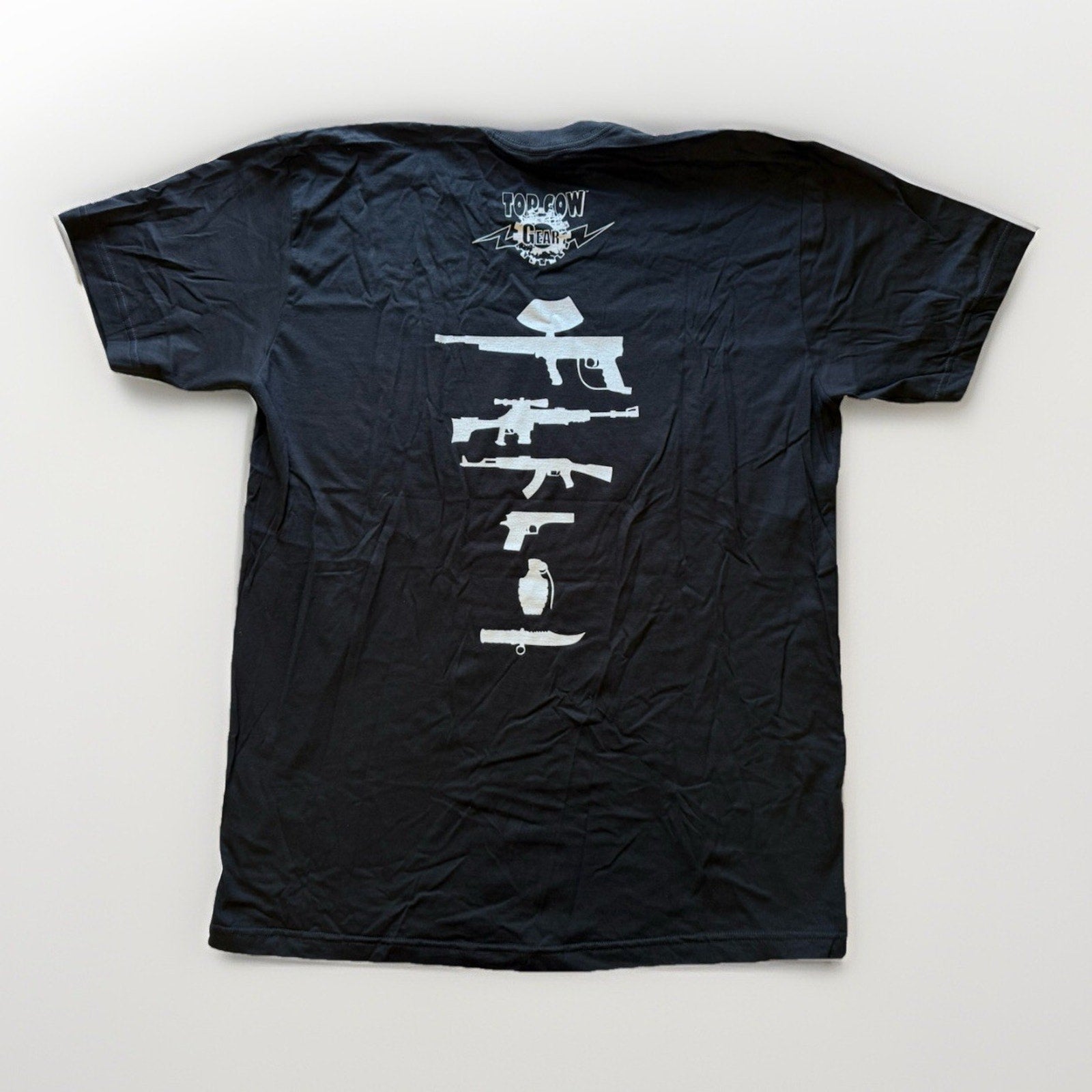 Top Cow Gear WANTED T-Shirt XL Black American Apparel Rare Promo Comic Tee Guns - thriftgoblin