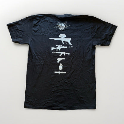 Top Cow Gear WANTED T-Shirt XL Black American Apparel Rare Promo Comic Tee Guns - thriftgoblin