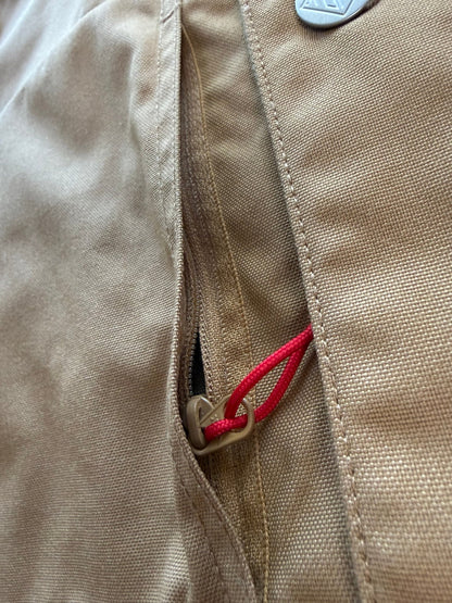 Topo Designs Work Jacket Canvas Khaki Tan Mens Large Made Vietnam - thriftgoblinTops