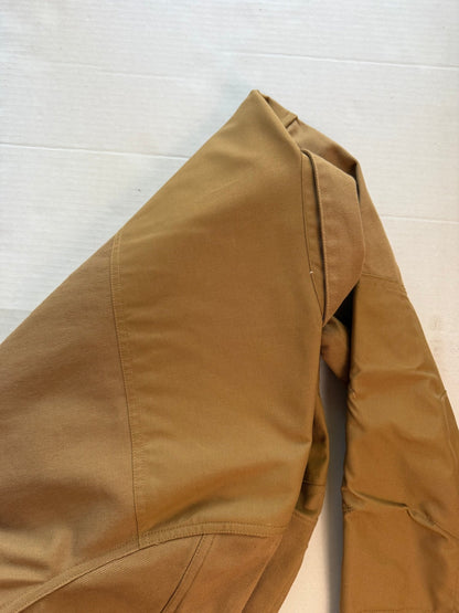 Topo Designs Work Jacket Canvas Khaki Tan Mens Large Made Vietnam - thriftgoblinTops