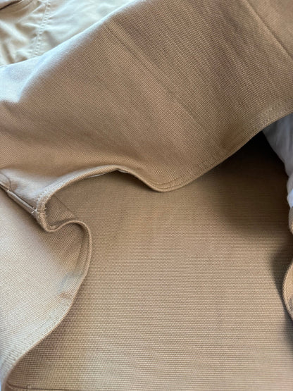 Topo Designs Work Jacket Canvas Khaki Tan Mens Large Made Vietnam - thriftgoblinTops