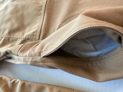 Topo Designs Work Jacket Canvas Khaki Tan Mens Large Made Vietnam - thriftgoblinTops