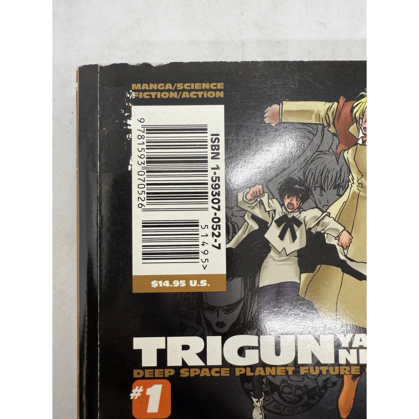 Trigun Volume Vol. 1 Manga by Yasuhiro Nightow English Dark Horse Manga 2003 - thriftgoblin