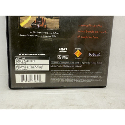 Twisted Metal Black (PS2, 2001) Complete CIB Tested Mature Sony Playstation 2 - thriftgoblin