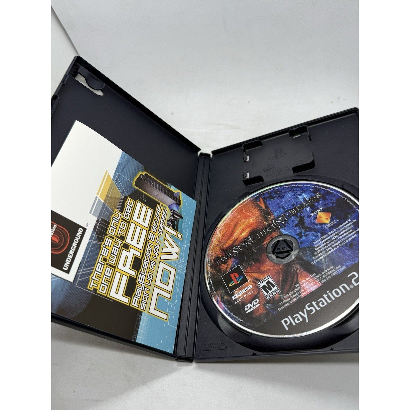 Twisted Metal Black (PS2, 2001) Complete CIB Tested Mature Sony Playstation 2 - thriftgoblin