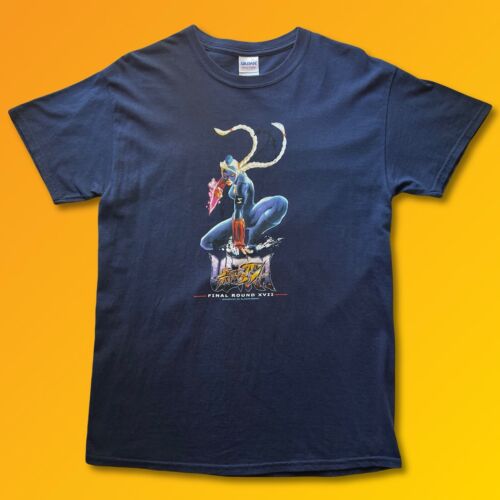 Ultra Street Fighter IV USA Final Round Tournament Shirt Medium Capcom Decapre - thriftgoblin