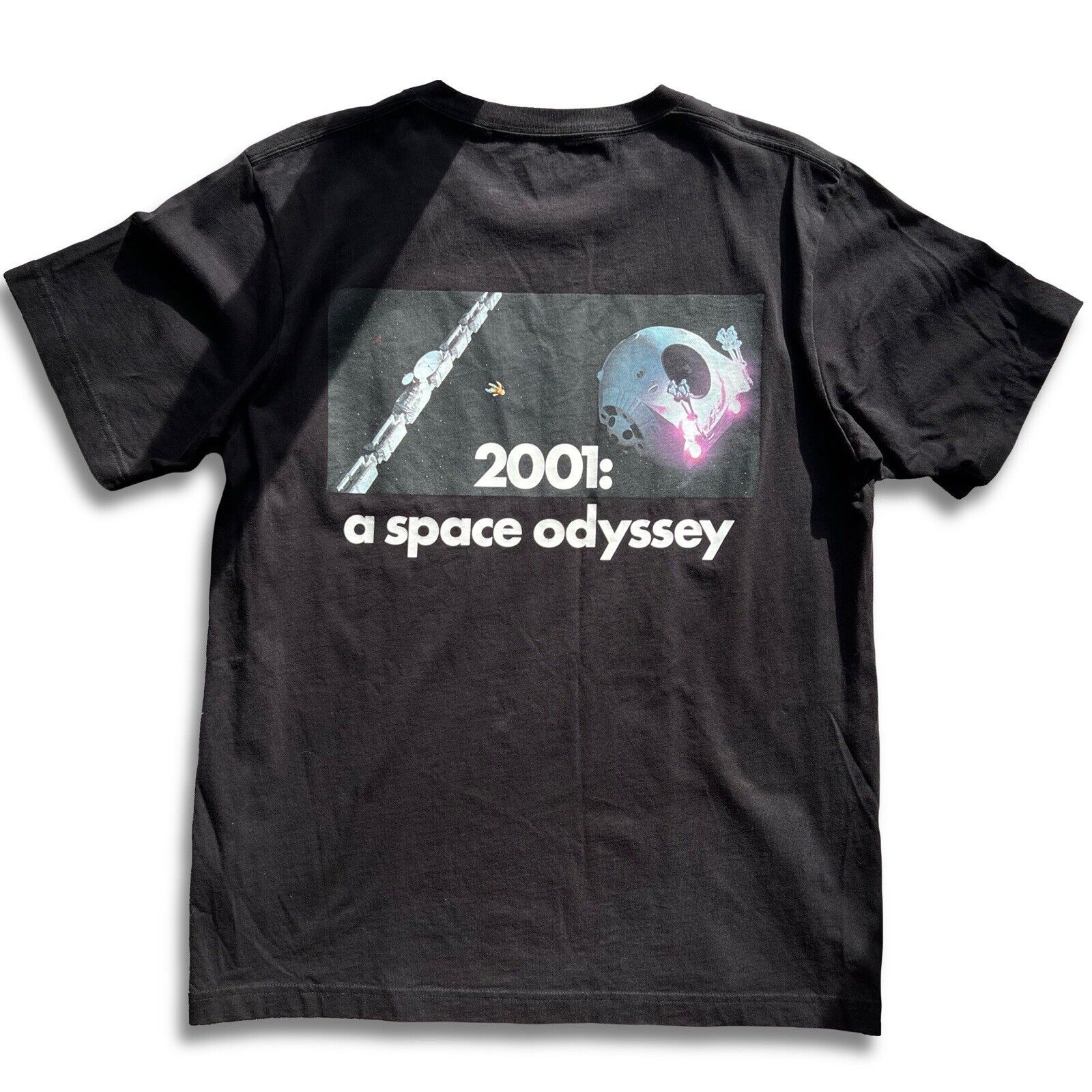 Uniqlo 2001 A Space Odyssey Hal 9000 T Shirt Size Medium Black Stanley Kubrick - thriftgoblin