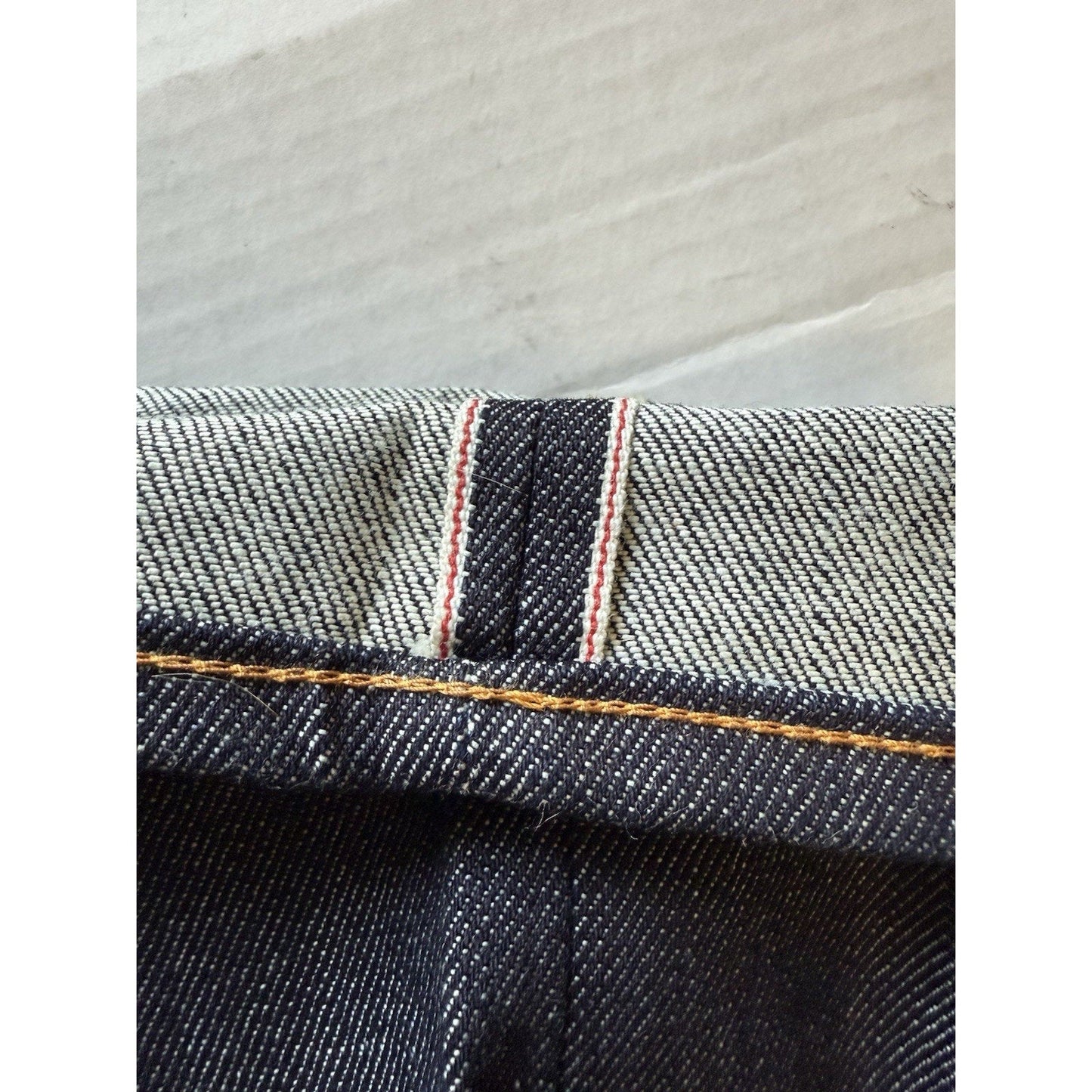 UNIQLO U Men’s Selvedge Denim Jeans 30x30 Raw Indigo Slim Straight Fit S001 - thriftgoblin